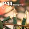 100-Count 25ft Clear Mini Christmas String Lights – Warm White Incandescent Bulbs on Green Wire, Indoor & Outdoor Holiday, Birthday, Wedding, and Party Decoration (Clear Warm White)